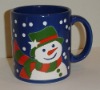 stoneware mug with decal