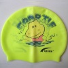 RH children cartoon silicone swimming cap/silicone swim cap/swim cap/swimming cap