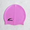 Simple color printing silicone swimming cap