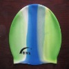 Wave pattern swim cap/swimming cap/silicone swim cap/silicone swimming cap