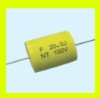 Metallized polyester film capacitor, Axial Capacitors