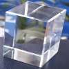 Blank crystal cube