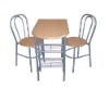 Dining Set(one table +2 chairs,metal dining set)