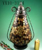 mosaic glass lantern