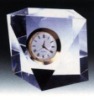 crystal table clock