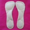 high heel gel insole,pu insoles,2/3 sponge massage insole