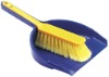 plastic brush with dustpan