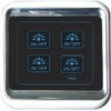 four way Touch screen remote control switch