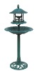 bird bath with iron base