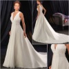 Strapless Chiffon&Satin Wedding Dress  ZJ143