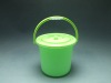 Popular plastic bucket with lid