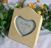 elegant and fine quality pine wood heart photo frame