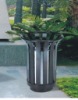 outdoor trash can