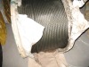 galvanized / ungalvanized steel wire rope of 6X26(WS)+IWRC