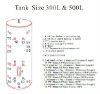 family Water treatment Multi-function water tank 300L 500L