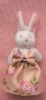 mini rabbit with keychain for solid color