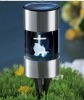 holy cross crystal solar grave light