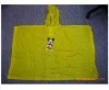 yellow pvc raincoat