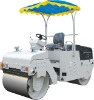 double steel-wheeled vibratory roller