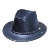 leather cowboy hat