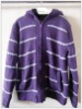 Man`s cardigan sweater,hooded sweater