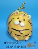 ceramic coin bank( money box) in tiger design