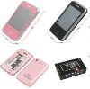 Quad-band Mini phone with dual sim card dual standby and Java ---A555