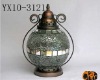 mosaic glass lantern