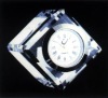 crystal table clock