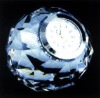 crystal table clock