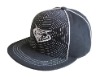 M0109-001 Flat brim fitted hat