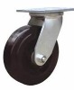 CASTER WHEEL--solid rubber hweel