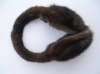 Mink fur earmuffs