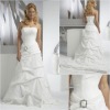 Strapless  Satin and Tull Wedding Gown  KL004