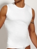 100% COTTON MEN'S TOPS, BASIC VEST, FITNESS UNDERWEAR