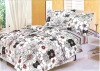 Twill pigment printed bed sheet