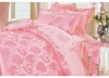 fly-j044  jacquard bedding set/cotton/ bedsheet/bedcover/4pcs/bedspread