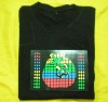 LED t-shirt, flashing t-shirt