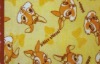 Rabbit printed coral fleece blanket