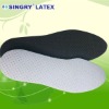 Natural latex shoe insoles