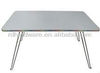 Metal dining table