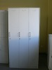 three door steel locker