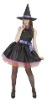 stripless witch costume, party fancy dress Witch halloween costume witch Carnival costume with hat