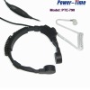 Noise-cancelling Headset of Throat headphone for two way radios