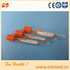 Vacuum blood collection tube (orange cap)