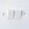 PC material Wall Switch,Europe two Gang Switch