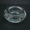 Glass candle holder