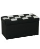 black leather sofa bed