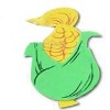 EVA FOAM CORN FRIDGE MAGNET