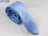 Popular  Silk  Slim Skinny Neck Tie 100%Silk Dots Necktie